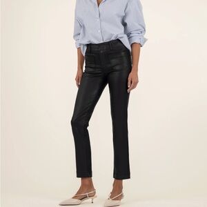 Kut From the Kloth Reese Ankle Straight Leg coated denim